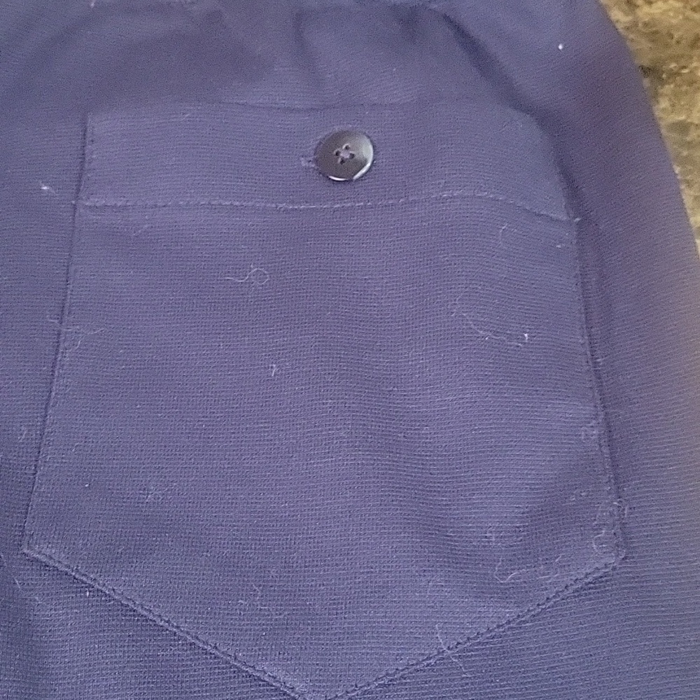 St. Croix Men's Navy Knit Drawstring Pants, Made In The USA. Size L - Picture 5 of 5